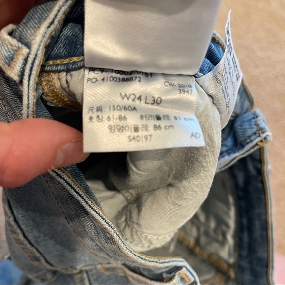 Levi’s 721 Hi Rise Light Wash Skinny Denim Jeans - Picture 6 of 11